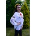 Embroidered blouse "Mountain Breeze 2"